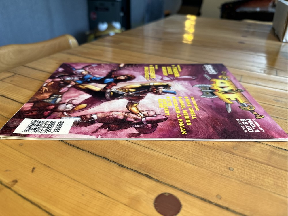 Battle Axe comic magazine #1 - Comics Interview Group publishing Very Nice!
