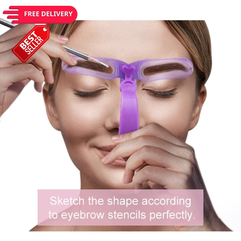 Amariver Eyebrow Stencils, Template, Medium (Pack of 1)