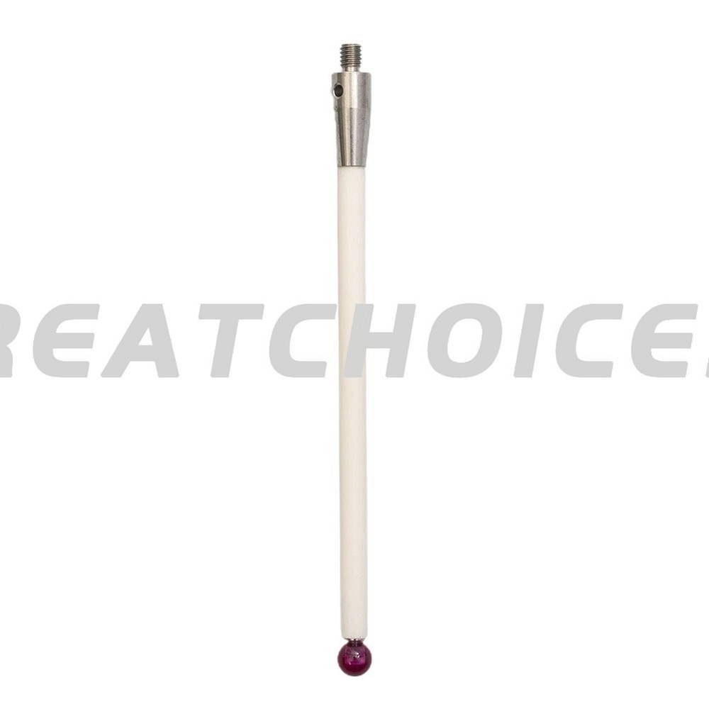 A-5000-3712 6mm Ruby Ball 100mm Ceramic Stem Renishaw CMM Probe Stylus 2PC