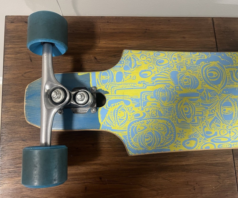Bustin NYC Custom 33" Longboard Skateboard 2011 ishtar bäcklund Graphics *READ*