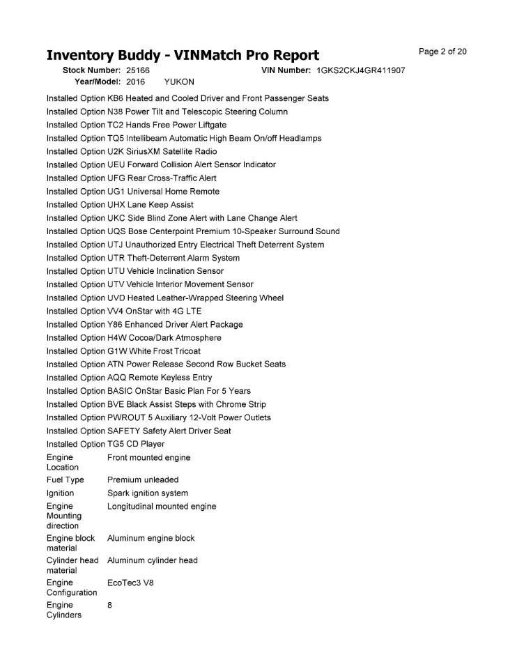 YUKON 2016 Jack 1550862