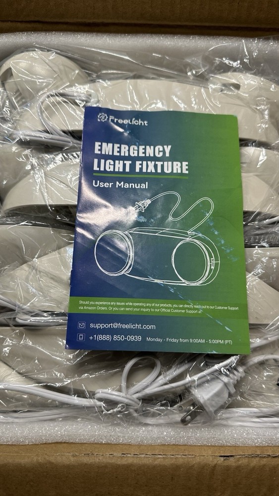 4 Pack LED Emergency Exit Light Adjustable 2 Head With Battery Back-up for HOME
