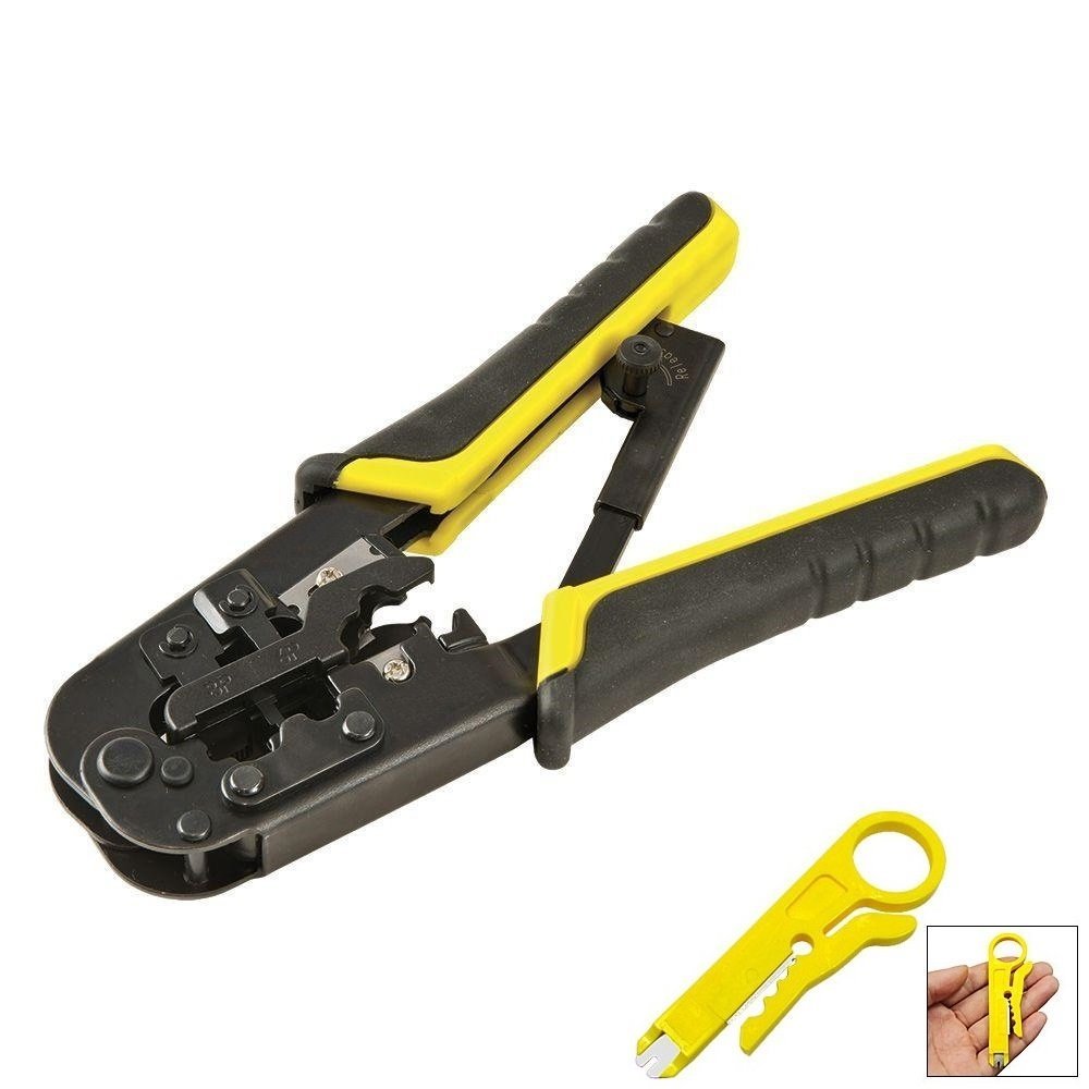 568Tool Crimp Crimper 100 RJ45 CAT5e Connector Plug Network Tool