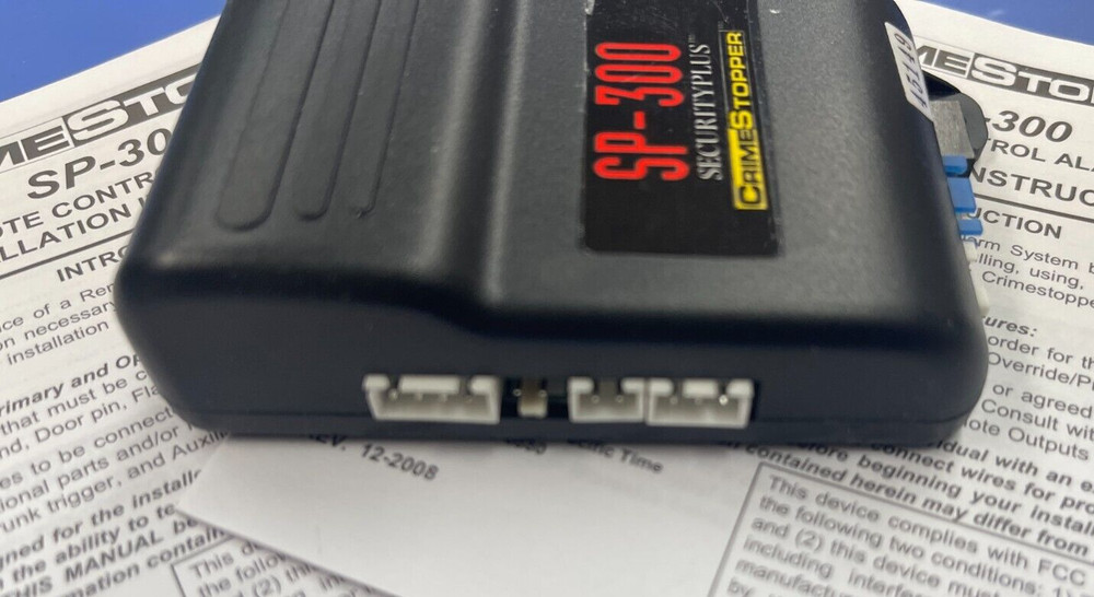 NEW CRIMESTOPPER SP-300 SECURITYPLUS ALARM REMOTE MODULE BRAIN ONLY