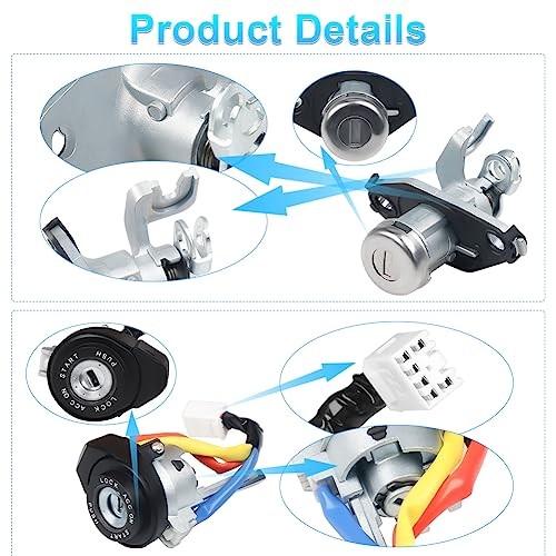 Ignition Switch Lock Cylinder Compatible with 2009-2014 Hyundai Sonata 2011