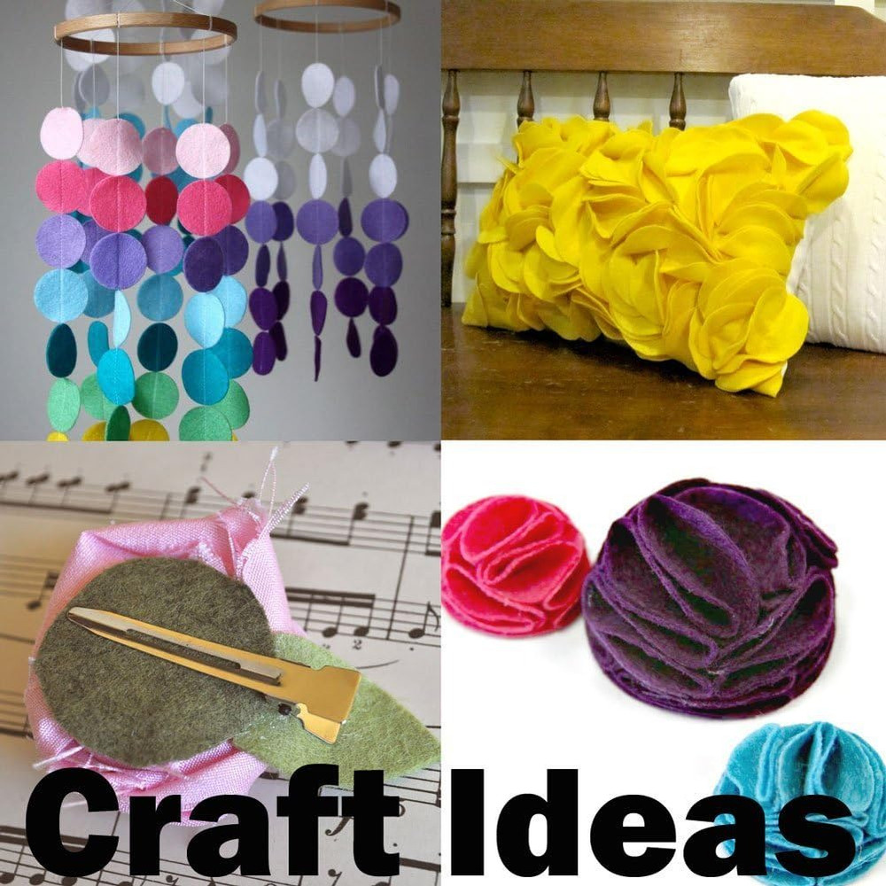 1 Inch 140Pc Felt Stars (Yellow)