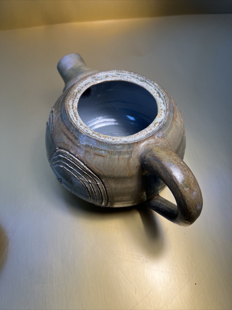 Unmarked Ceramic Teapot green