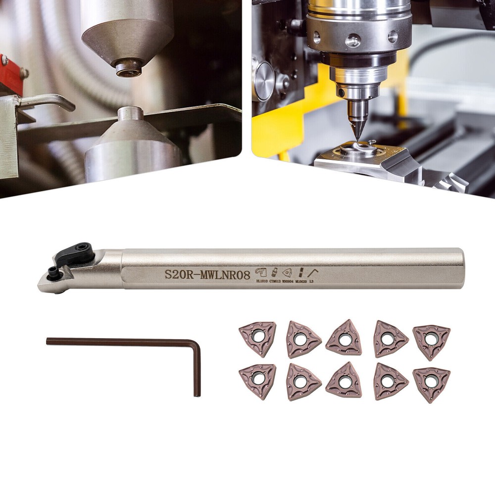 3/4" Lathe Internal Boring Bar Turning Tool Holder + Indexable Carbide Insert