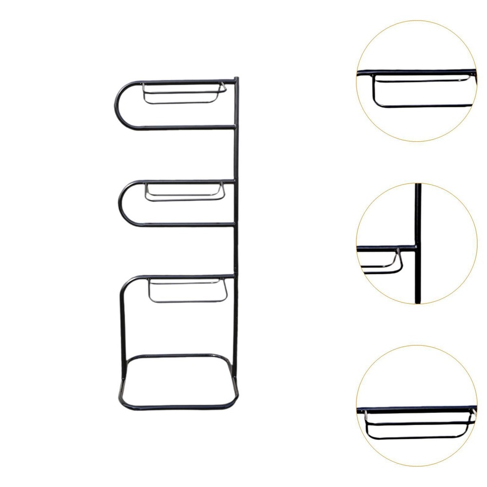 3 Tier Saddle Rack Standing Saddle Holder Multifunctional Heavy Duty Saddle
