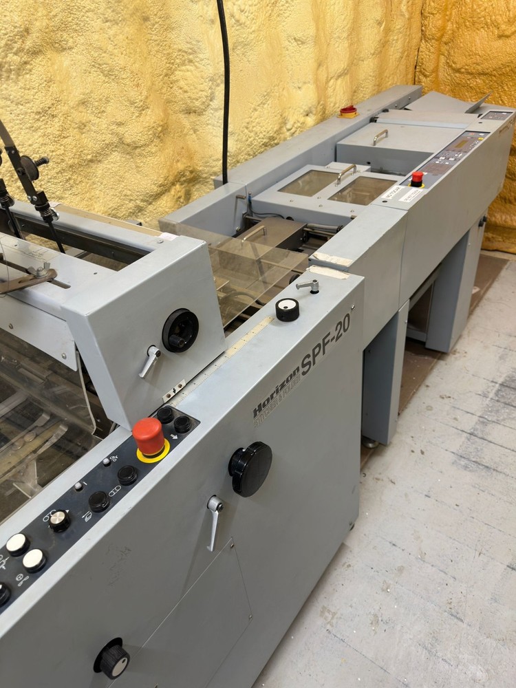 Horizon Stitcher & Folder SPF-20 with HOF Feeder - Working!
