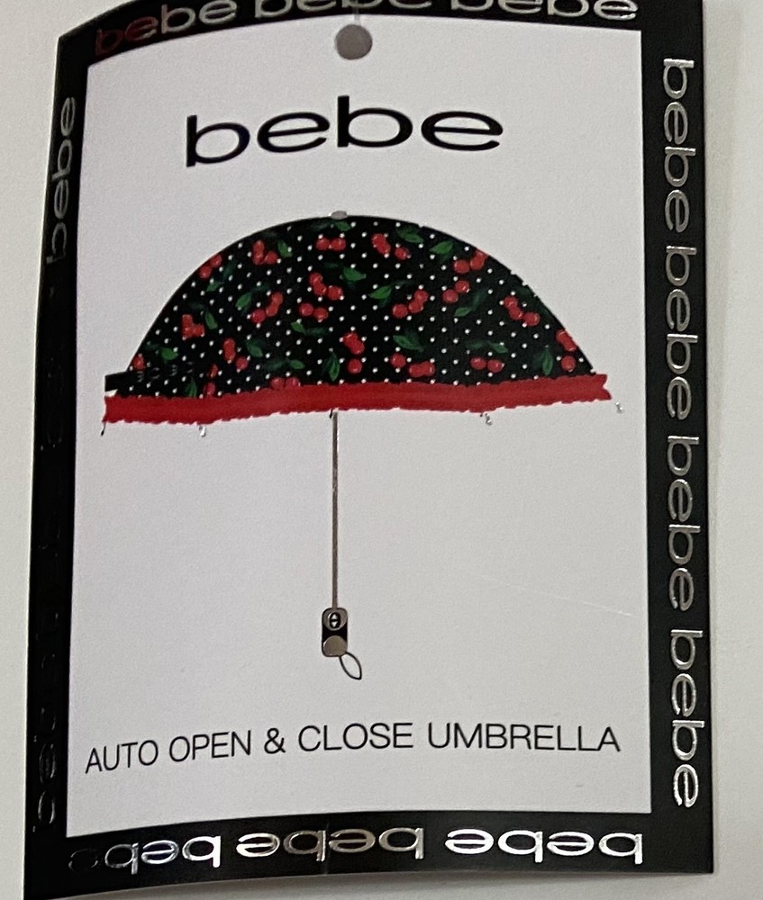 bebe Umbrella Auto Open & Close Lightweight Rain Sunshine