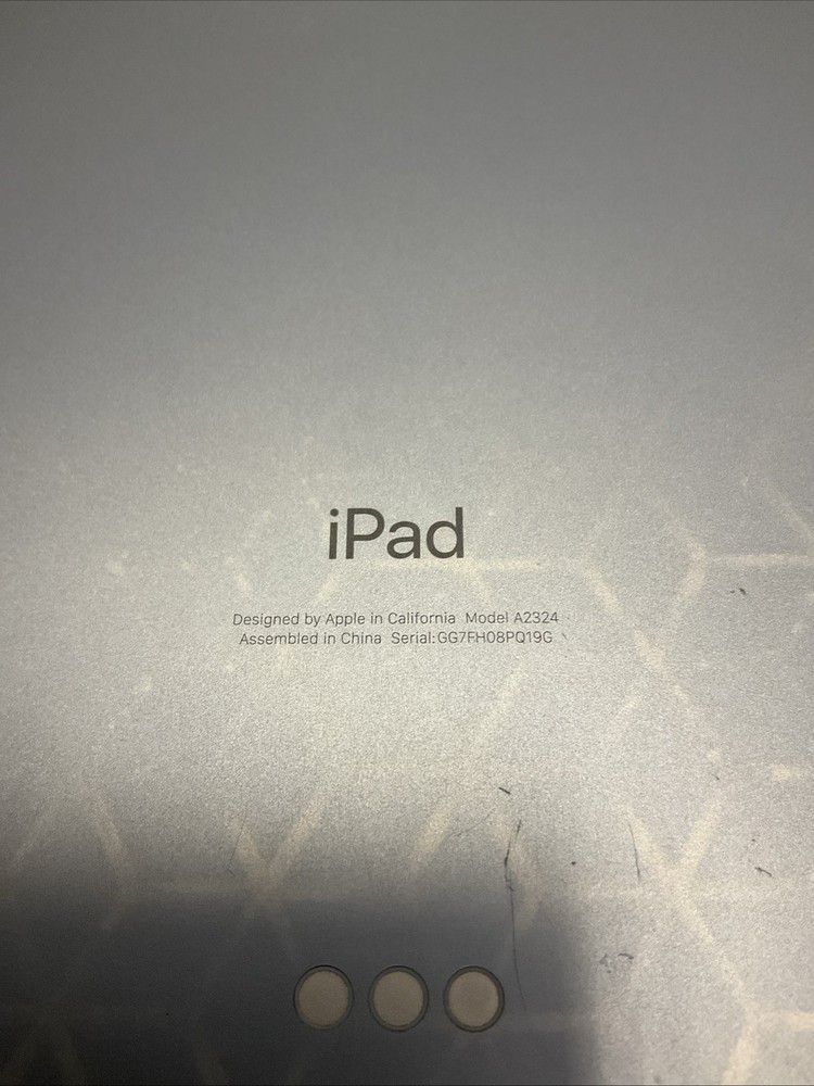 ipad air 4th generation E170