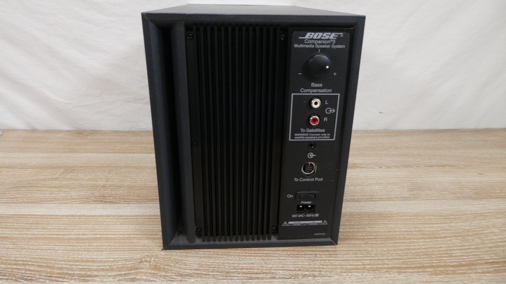 Bose Companion 3 Multimedia Speaker System Complete and working