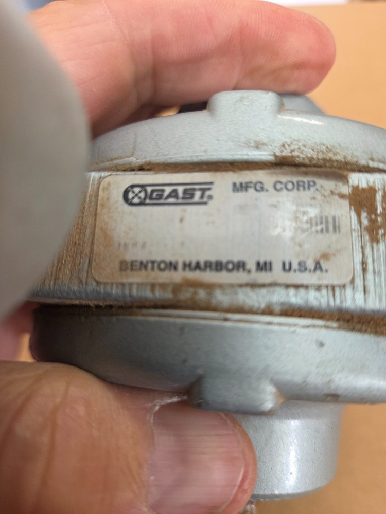 Gast Air Motor Model Unknown Used Tested in Working Condition