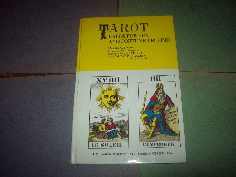 TAROT CARDS FOR FUN AND FORTUNE TELLING HC BOOK