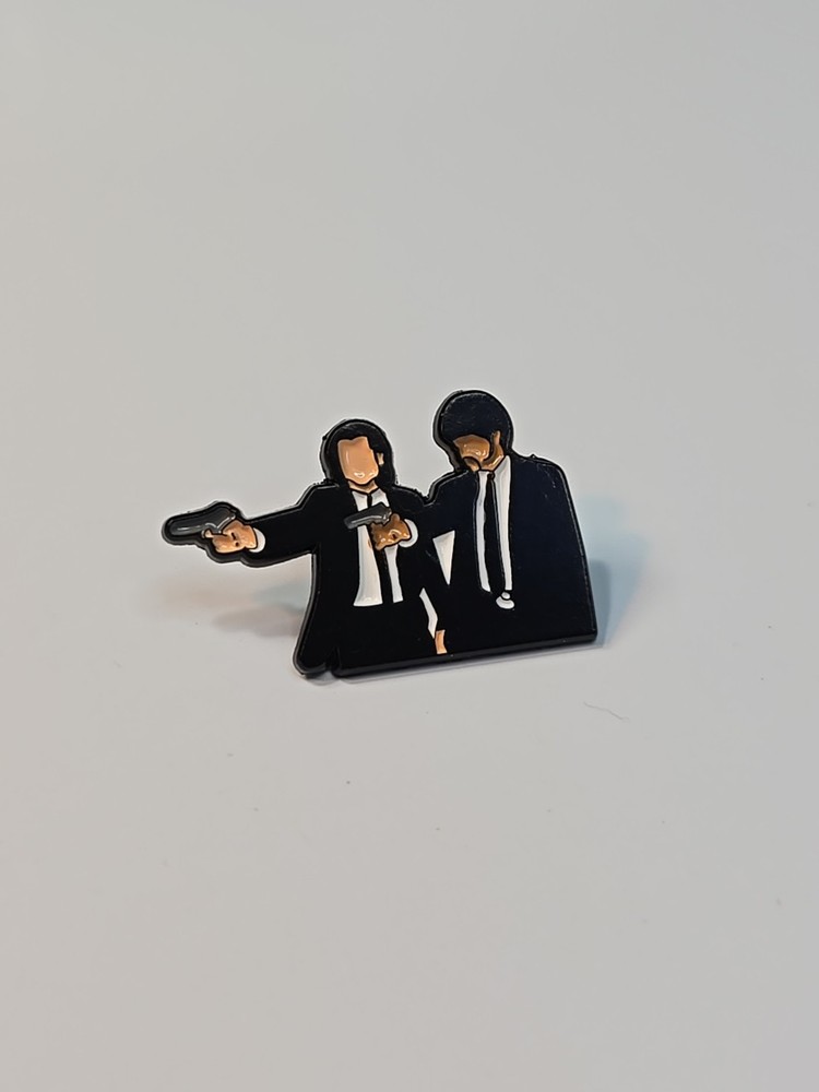 Pulp Fiction Hit Men Lapel Pin Small Size
