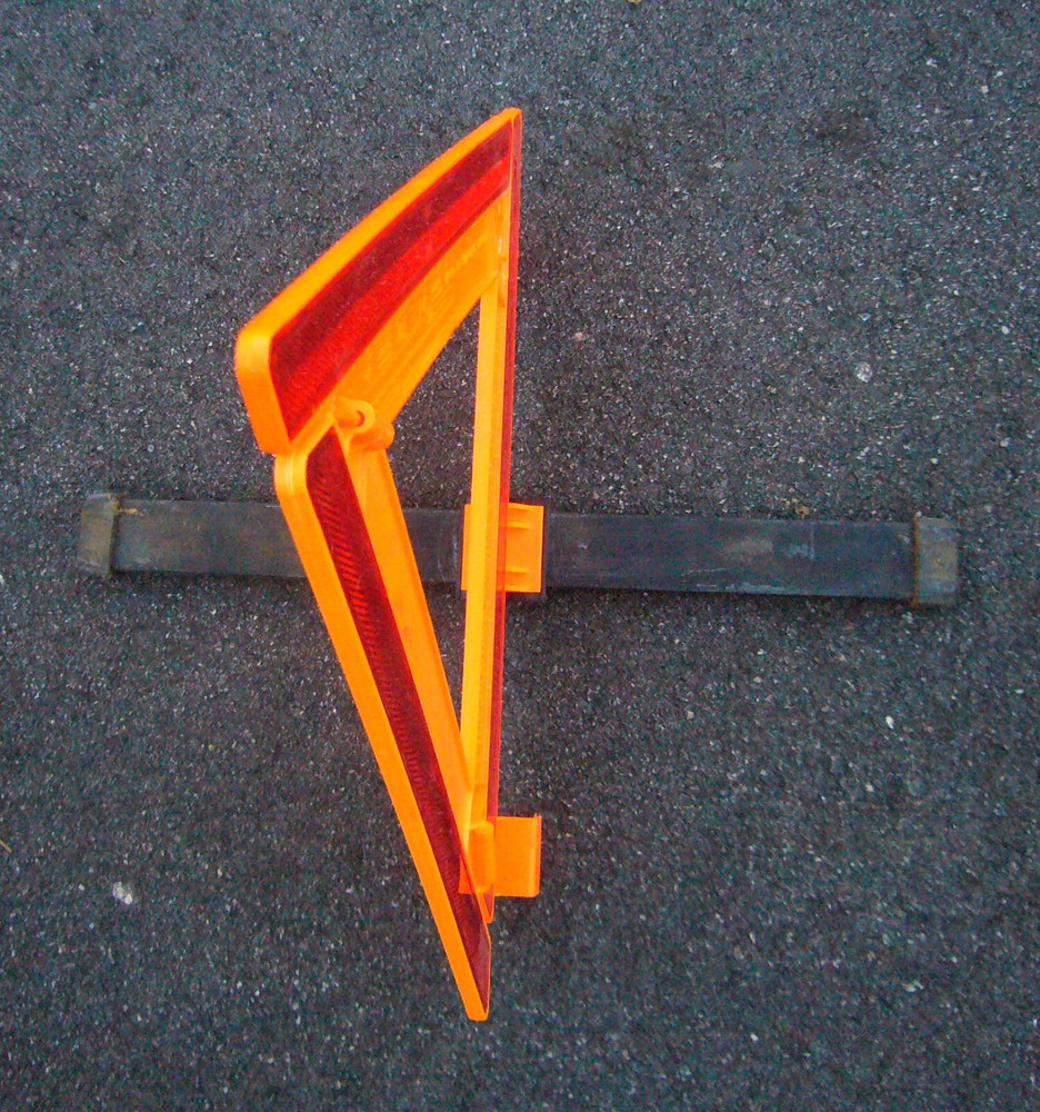 ROAD HAZARD REFLECTORS HEAVY DUTY FOLDING PAIR
