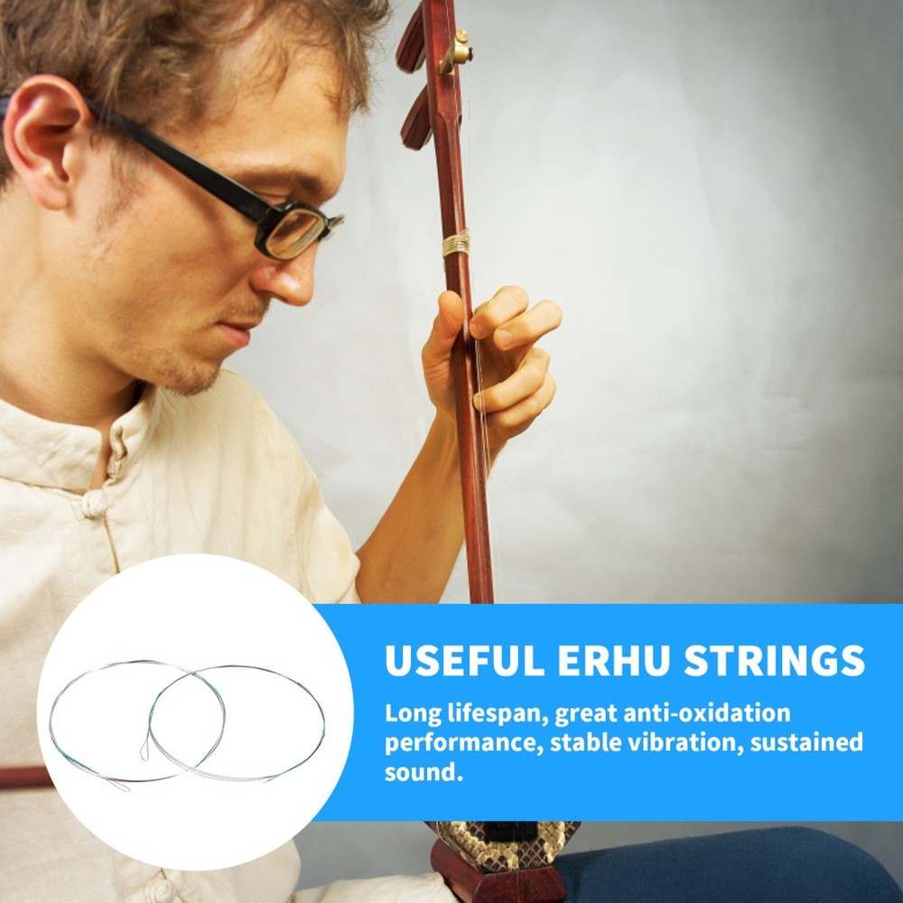 2 Pcs Accessories for Stringed Instruments Replacement Strings Erhu Parts