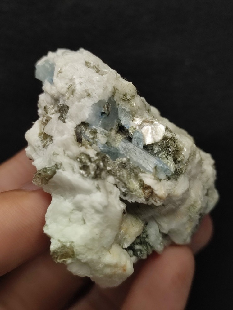 Alkali Beryl Crystal On Matrix With Nice Terminations-Pak.