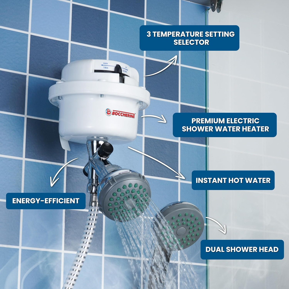 Electric Shower Water Heater for Bathroom 110V / 120V Ducha Electrica Para Agua