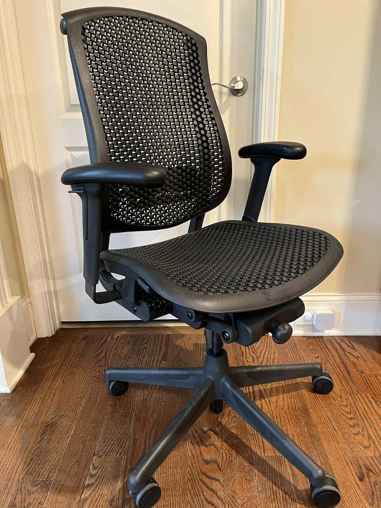 Herman Miller Celle Office Chair Black Full Loaded Version