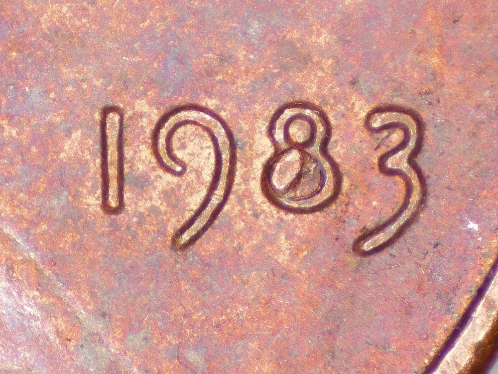 1983 Penny DDO, Rim error, Toning, more info in description
