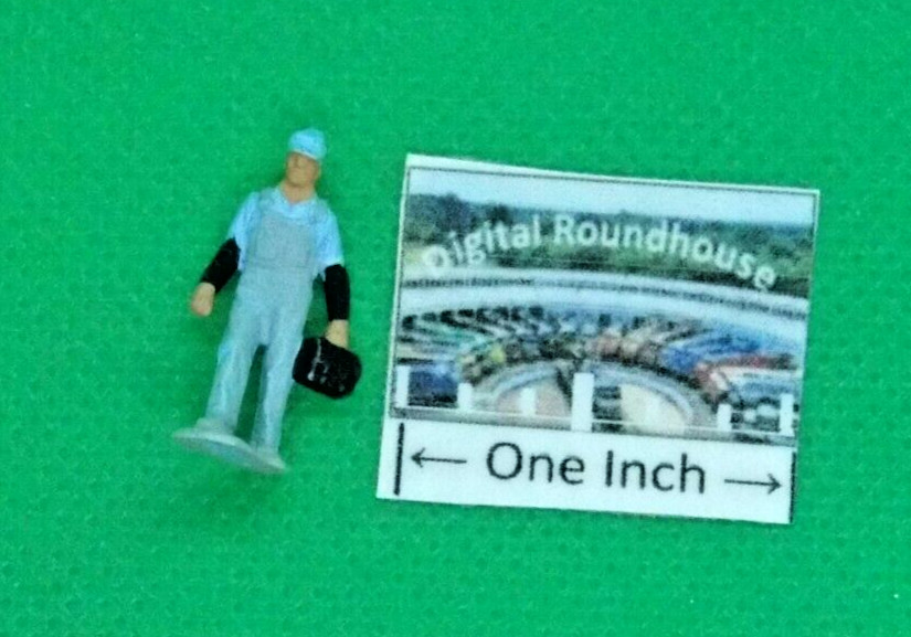 Digital Roundhouse HO Workers, Tools, Equipment - Details Beow