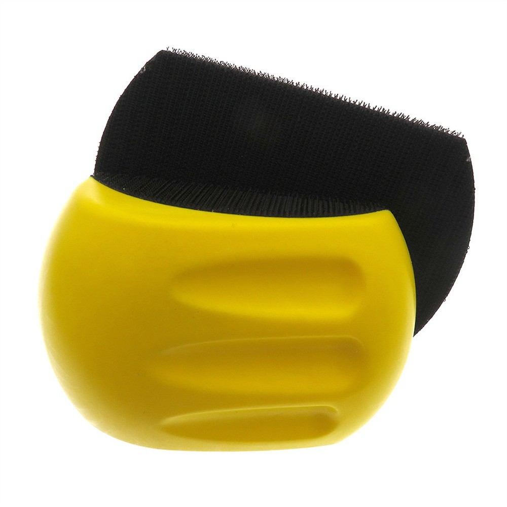 5 Inch PU Sanding Disc Holder Manual Sandpaper Mouse Shape Car Backing