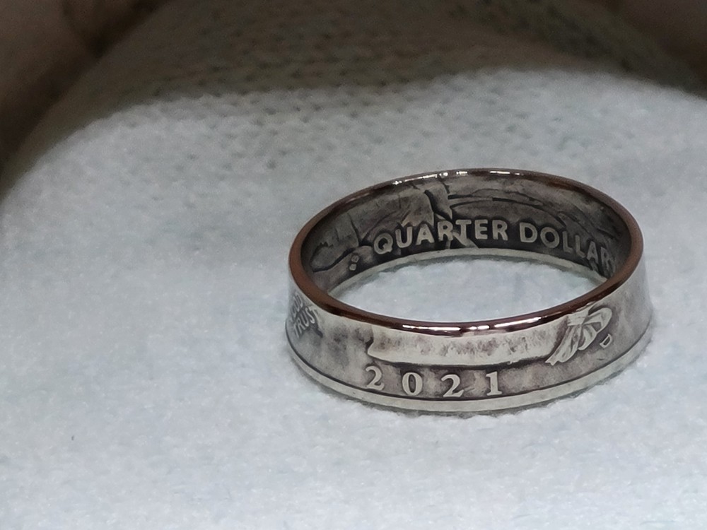 2021 - Size 10 Dated Quarter Coin Ring