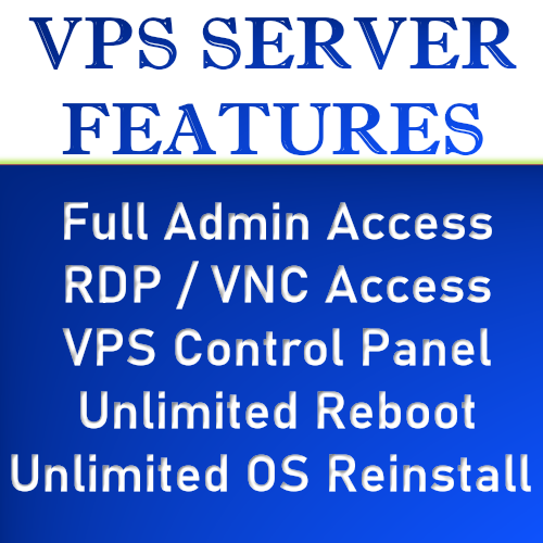 1 Year - VPS Server Virtual Hosting Windows RDP Windows VPS Server VPS Hosting