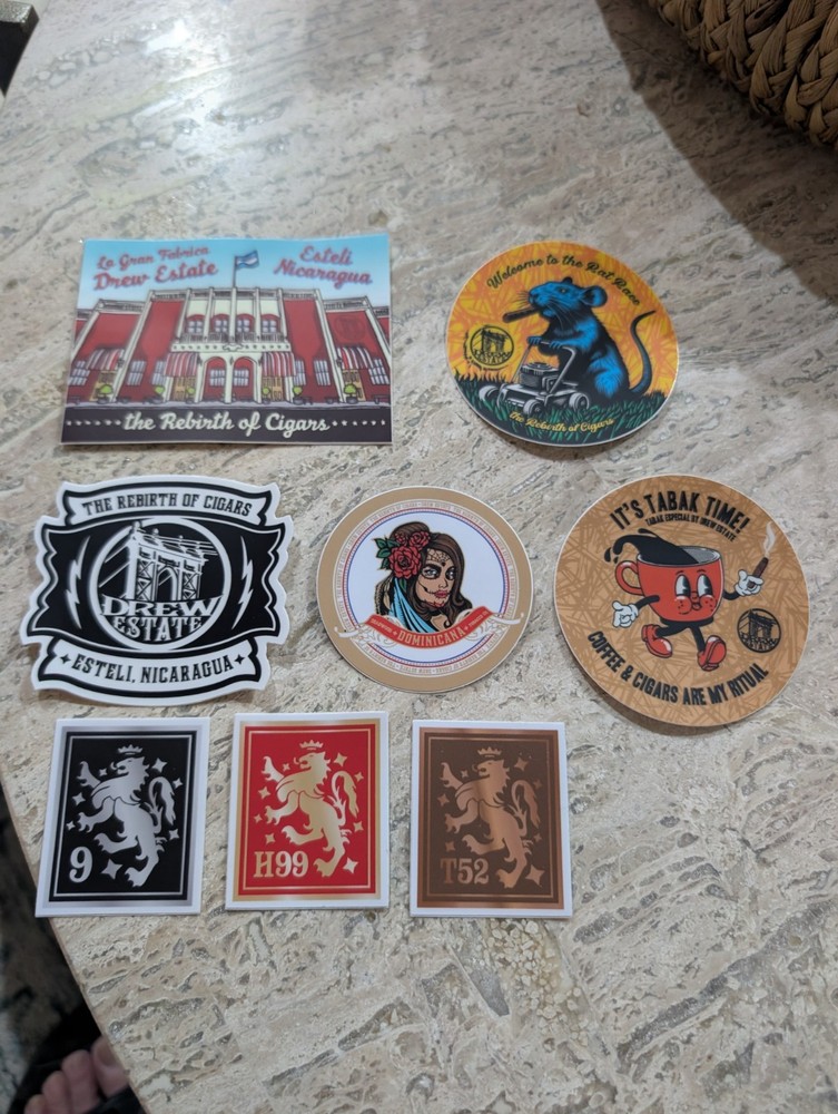 Drew Estate Stickers