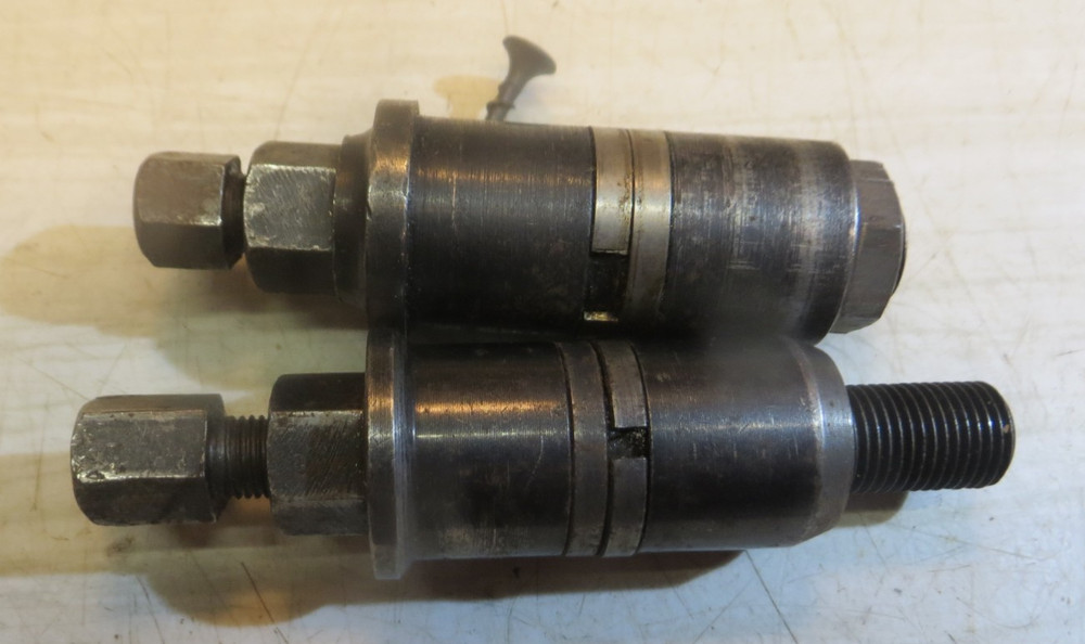 2 Pieces  5C Collet Stop Universal FOR NO ID THREAD Collet 1/2-20 Threaded ROD