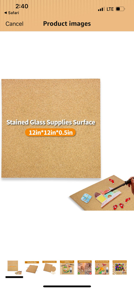 stained glass sheets 12x12