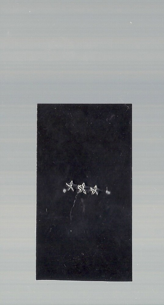 Three silver star device attachment  3/16 inch size