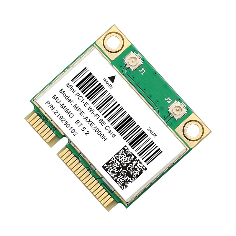 MPE-AXE3000H Mini PCI-E WiFi Card 3000Mbps WiFi 6E Bluetooth Network Adapter PC