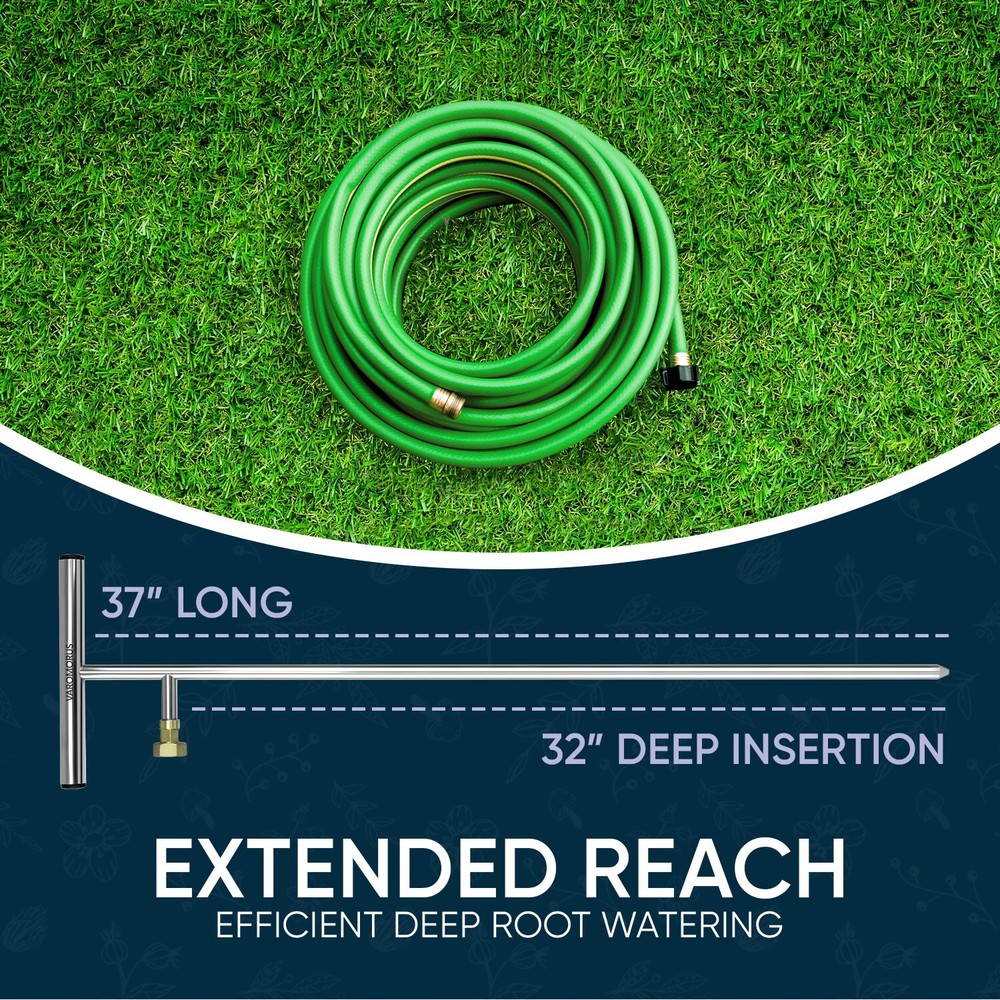 Varomorus Stainless Steel Deep Root Tree Watering Tool Irrigation System 5 Units