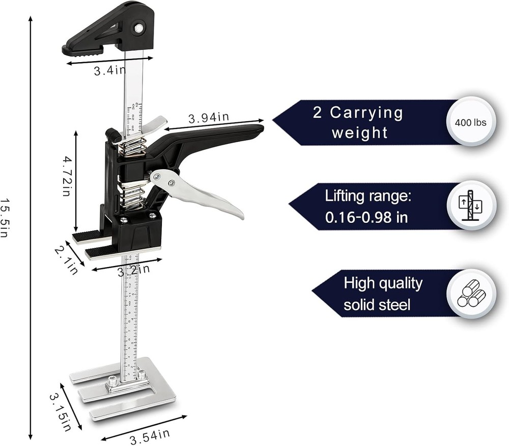 Labor Saving Arm Jack 2 Pack Multifunctional Furniture Lifter Handheld Tool