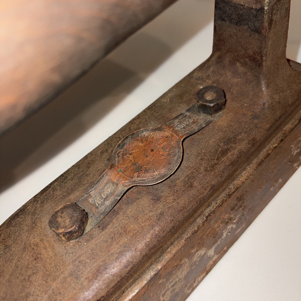 Antique Galor Cast Iron Flat Iron Rustic Primitive Décor Heavy Rusty