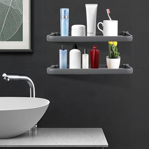 2Pcs RV Aluminum Foldable Shelf, Wall-Mounted Foldable Shelf, Easy to Install