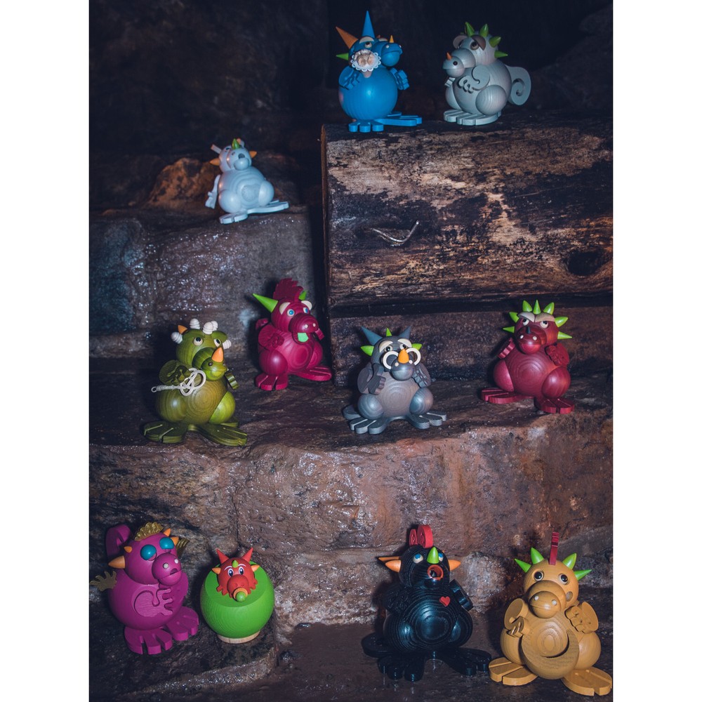 Red Dragon Incense Smoker 12cm
