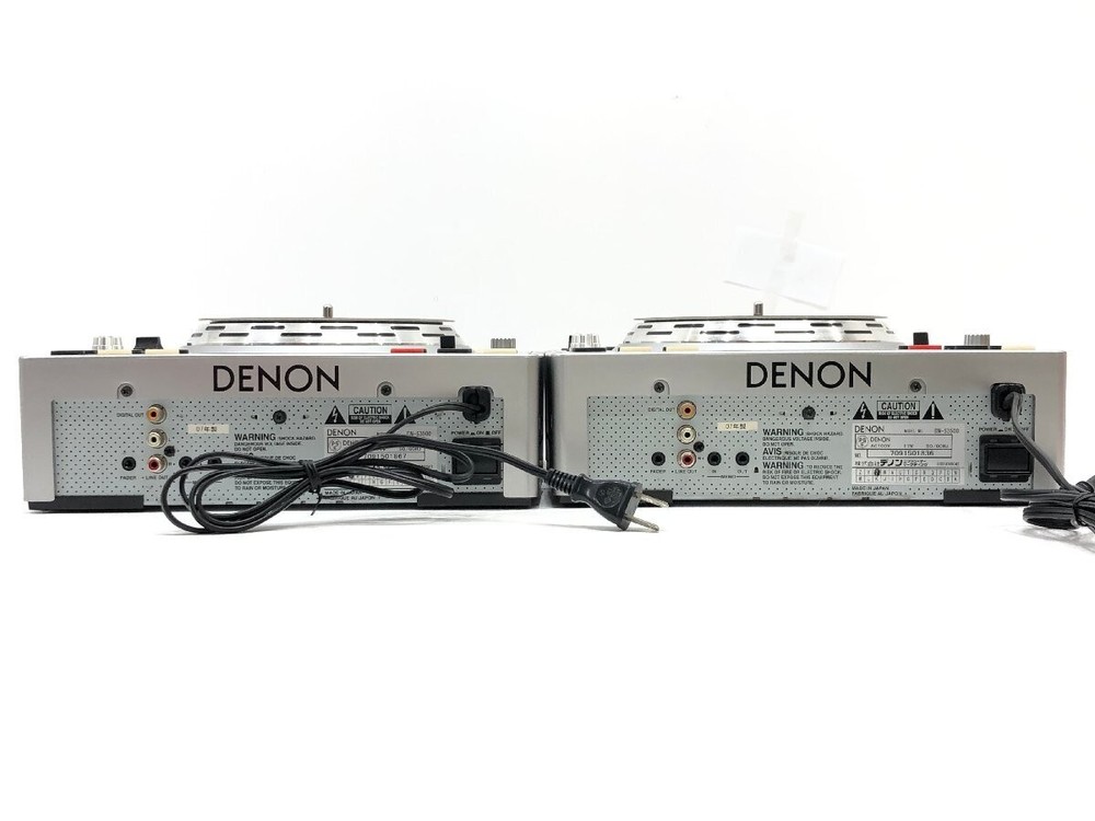 Denon DN-S3500 DJ Turntables Compact Disc Player pair set