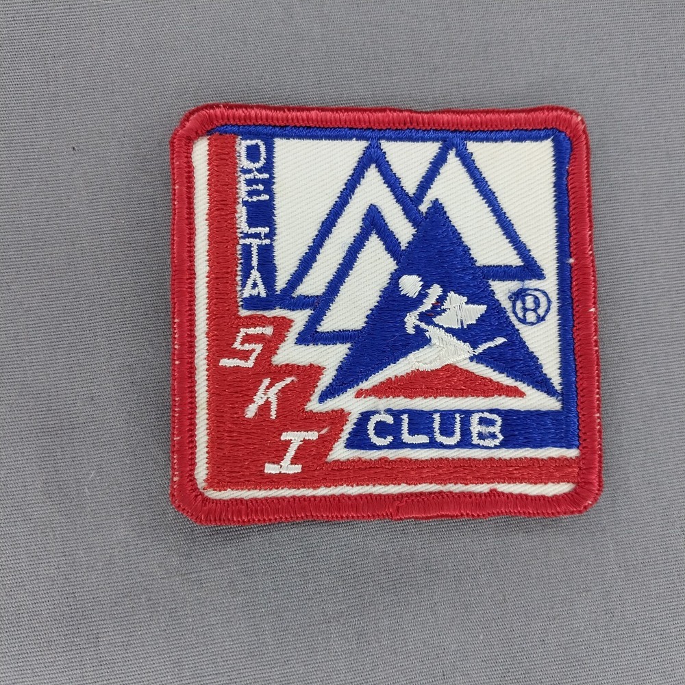 Delta Airlines Ski Club 3"x3" Red White Blue Patch