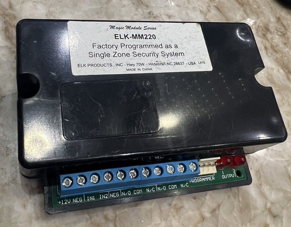 Elk Products MM220 Single Zone Security System Magic Module, ELK-MM220