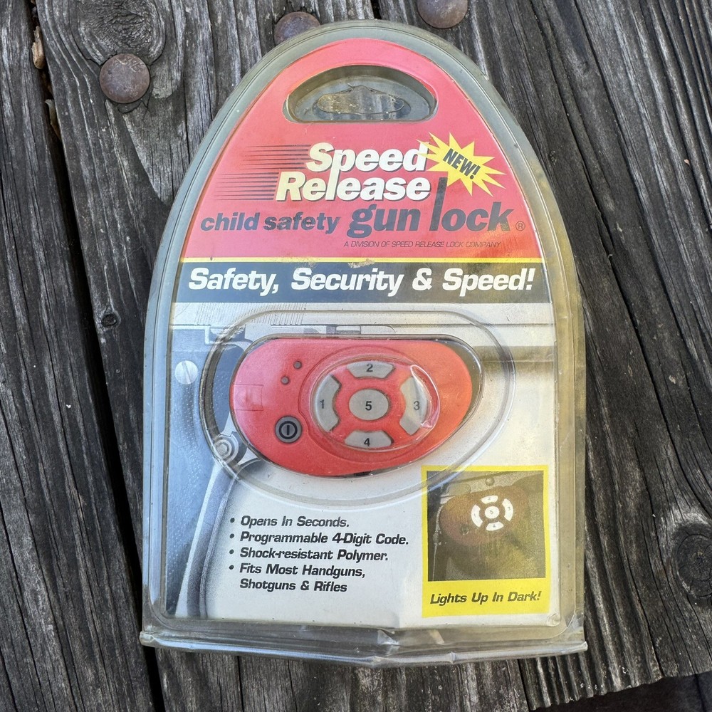 Speed Release Programmable Gun Lock- New