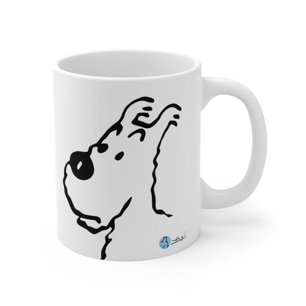 Tin-tin & Snowy Ceramic Mug 11oz