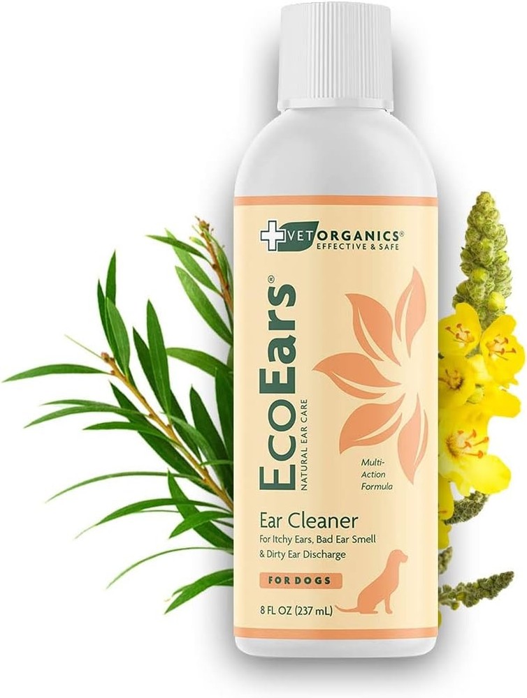 Multi-Symptom Dog Ear Cleaner for Itch Relief & Deodorizing (8oz)