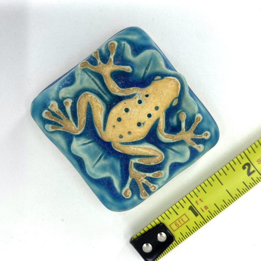 Tree Frog 2x2” Ceramic Art Tile By Gretchen Kramp