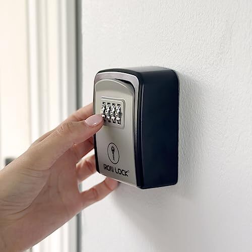 Wall Mount Key Lock Box With 4digit Combination Resettable Code A B Switch And 5