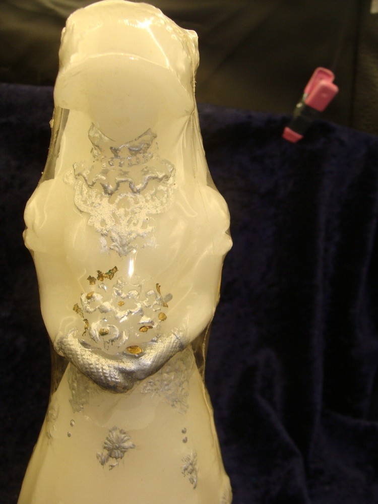 BRIDE CANDLE ~ 10”x4” ~ Excellent Condition ~