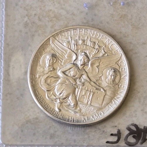 1934 Texas Commemorative Silver Half Dollar Choice UNC